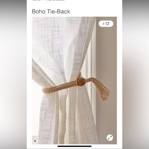 Urban Outfitters Curtain Tie-Backs
